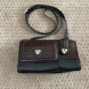 Brighton Vintage Crossbody Small Organizer Purse